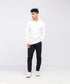 Men's Basic Long Sleeve V-Neck Tee